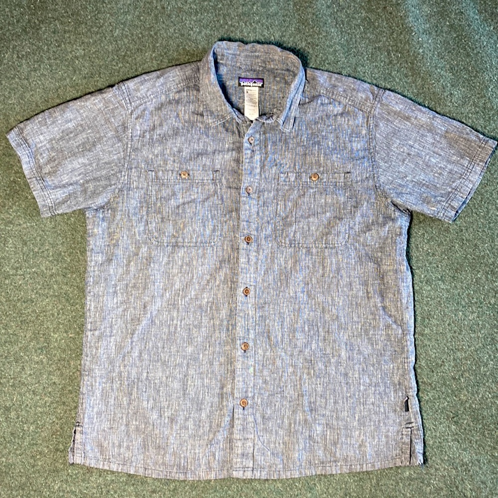 Patagonia Men’s Hemp/Cotton Button-Up Shirt